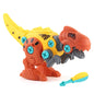 Plastic Dinosaur Building Blocks Educational DIY Construction Toy Set 10