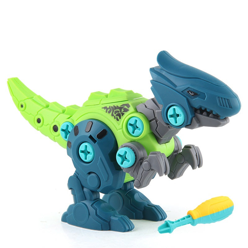 Plastic Dinosaur Building Blocks Educational DIY Construction Toy Set 11
