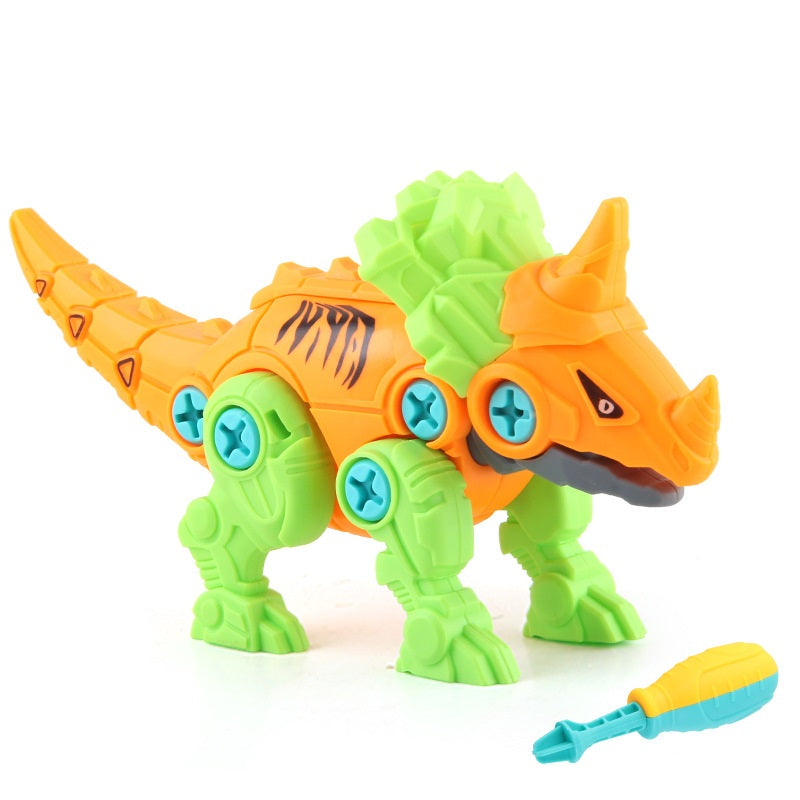 Plastic Dinosaur Building Blocks Educational DIY Construction Toy Set 13