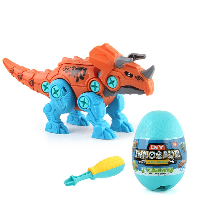 Plastic Dinosaur Building Blocks Educational DIY Construction Toy Set 16