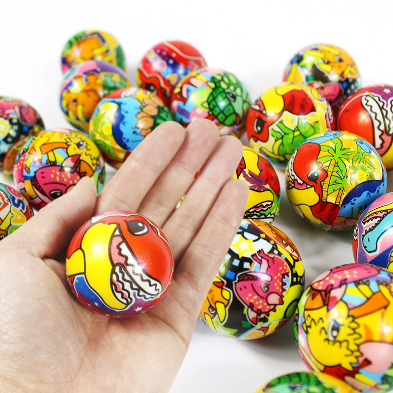 Sensory Stress Ball Dinosaur Pattern Squeeze Toy for Kids 2