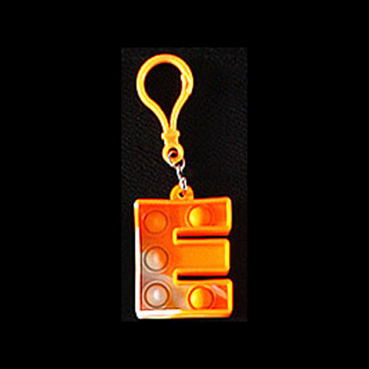 Silicone Pop It Fidget Toy Alphabet Letters A-Z Keychain 13