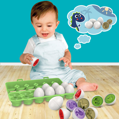 Plastic Easter Egg Shape Sorter Montessori Toy for Toddlers 4