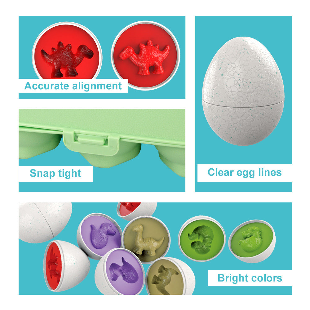 Plastic Easter Egg Shape Sorter Montessori Toy for Toddlers 5
