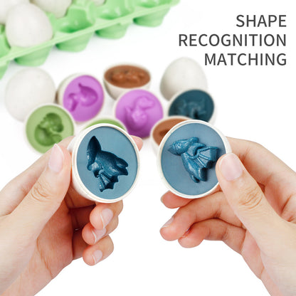 Plastic Easter Egg Shape Sorter Montessori Toy for Toddlers 6