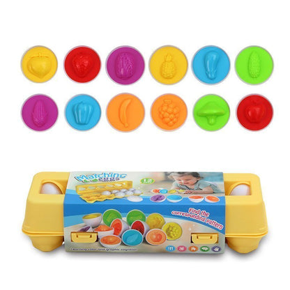 Plastic Easter Egg Shape Sorter Montessori Toy for Toddlers 15