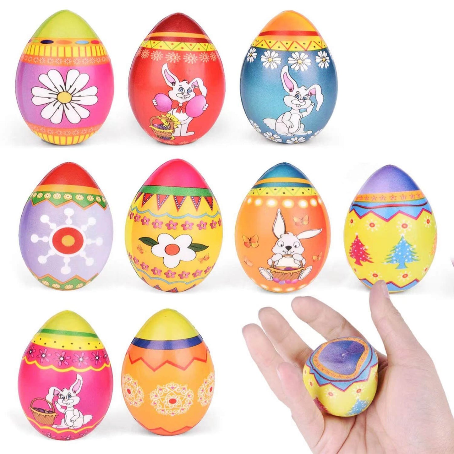 Egg Shaped Squishy Toy Easter Sensory Squishy for Kids