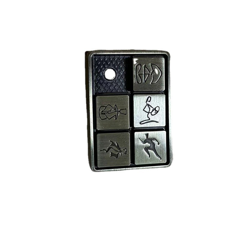 Metal Eight Diagrams Haptic Fidget Slider Toy 2