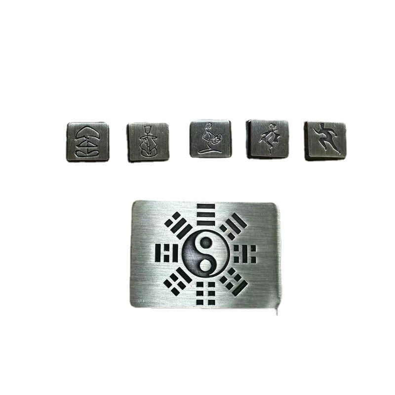 Metal Eight Diagrams Haptic Fidget Slider Toy