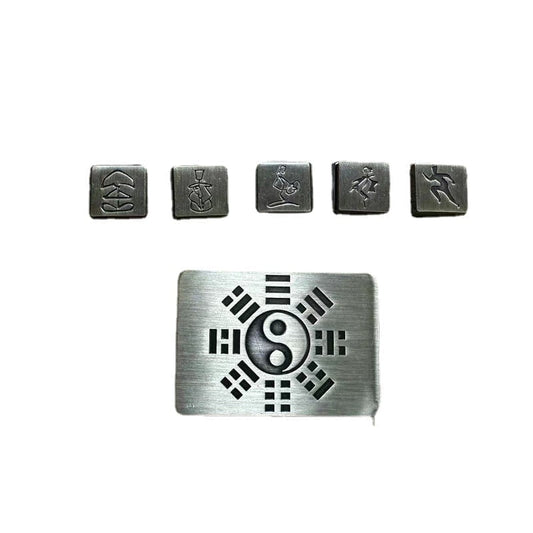 Metal Eight Diagrams Haptic Fidget Slider Toy