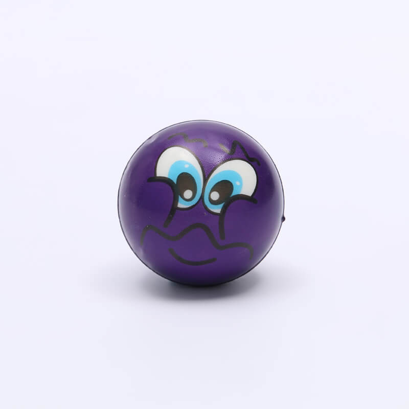 Soft Foam Emoji Sensory Stress Ball Squeeze Toy 1 Piece 2