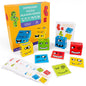 Wooden Expression Matching Puzzle Building Blocks Educational Toy