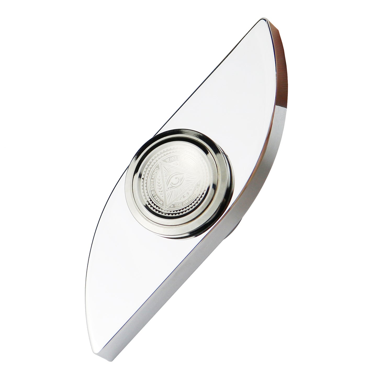 304 Stainless Steel Fidget Spinner CNC Polished Precision Bearing 3