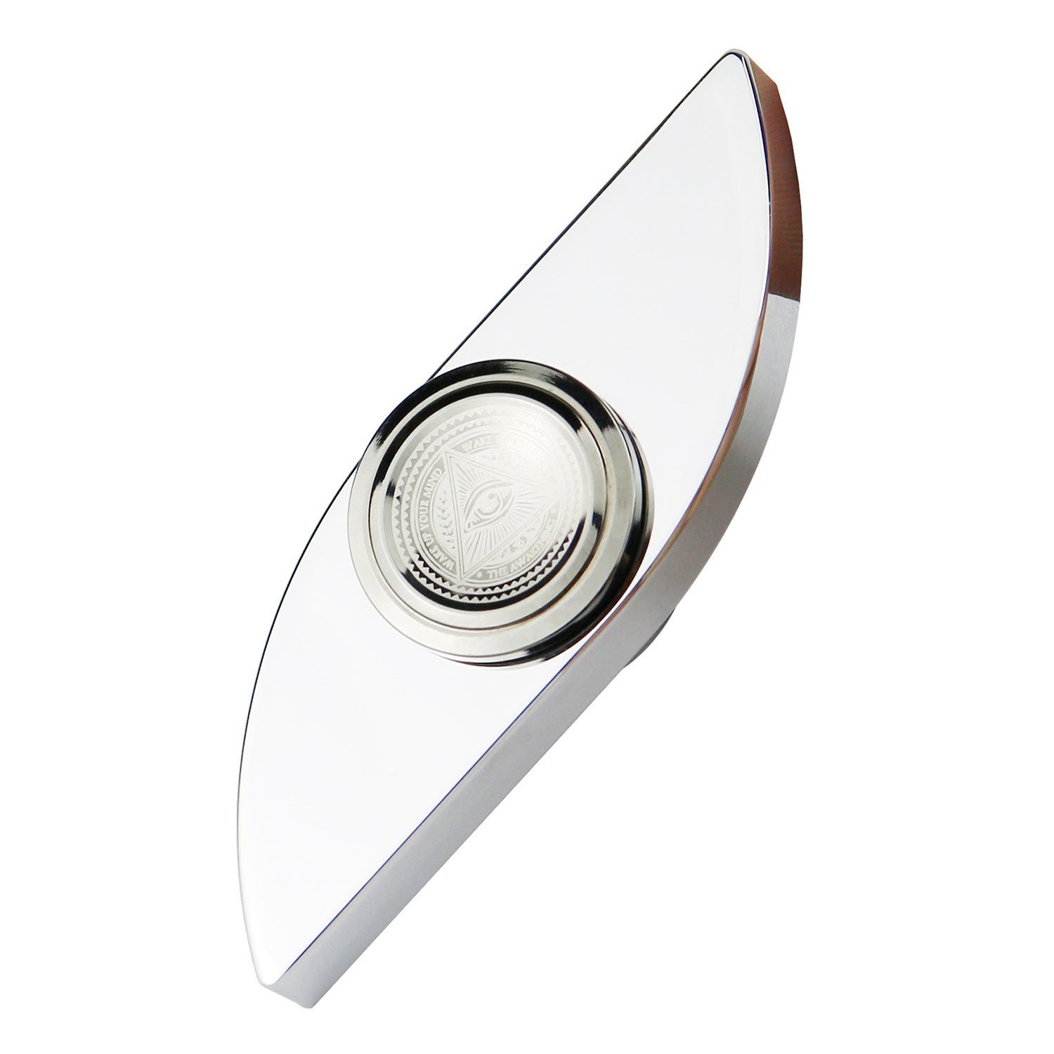 304 Stainless Steel Fidget Spinner CNC Polished Precision Bearing 3