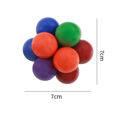 Plastic Fidget Ball Twist Squeeze Sensory Fidget Toy 6