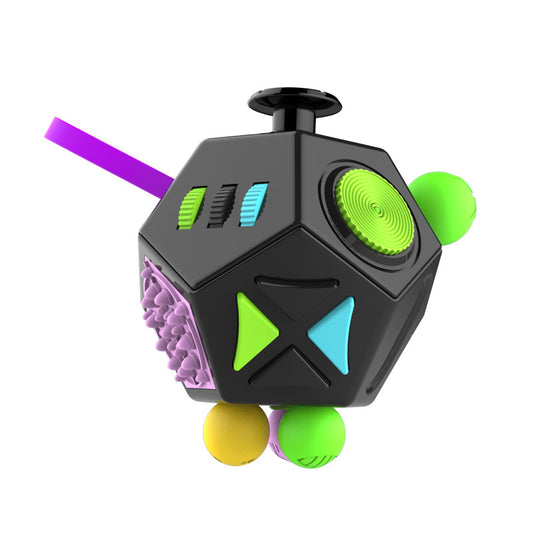 ABC Silicone Fidget Cube Multi-Function Magic Stress Relief Toy