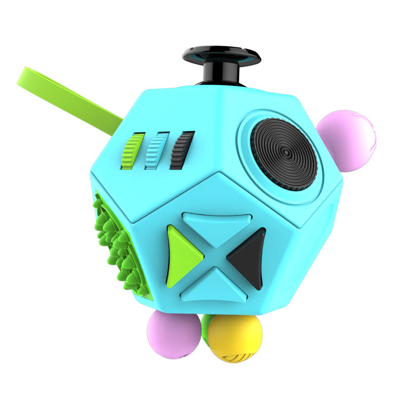 ABC Silicone Fidget Cube Multi-Function Magic Stress Relief Toy 3