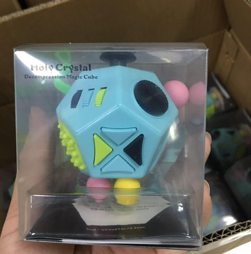 ABC Silicone Fidget Cube Multi-Function Magic Stress Relief Toy 8