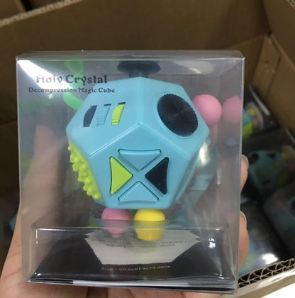 ABC Silicone Fidget Cube Multi-Function Magic Stress Relief Toy 8