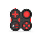 Fidget Pad Black red