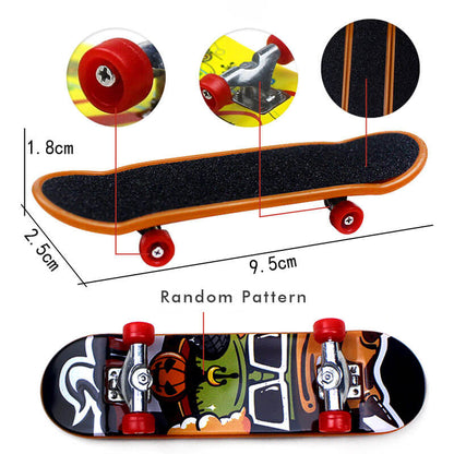 Mini Fingerboard Skateboard Toy Random Pattern 1 Piece 4