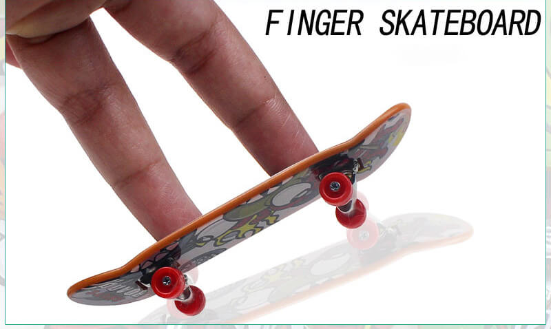 Mini Fingerboard Skateboard Toy Random Pattern 1 Piece 2