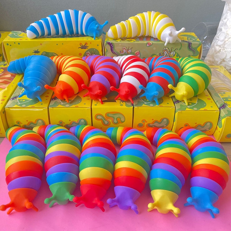 Flexible Sensory Fidget Slug Toy for Kids and Adults 10