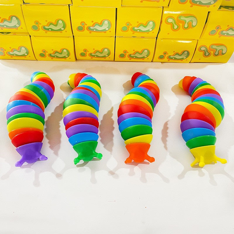 Flexible Sensory Fidget Slug Toy for Kids and Adults 9