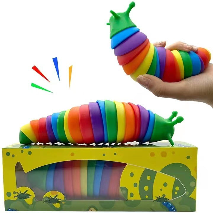 Flexible Sensory Fidget Slug Toy for Kids and Adults 6