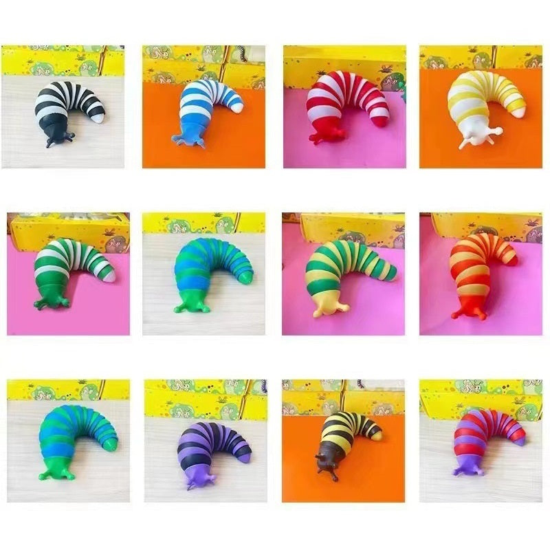 Flexible Sensory Fidget Slug Toy for Kids and Adults 5
