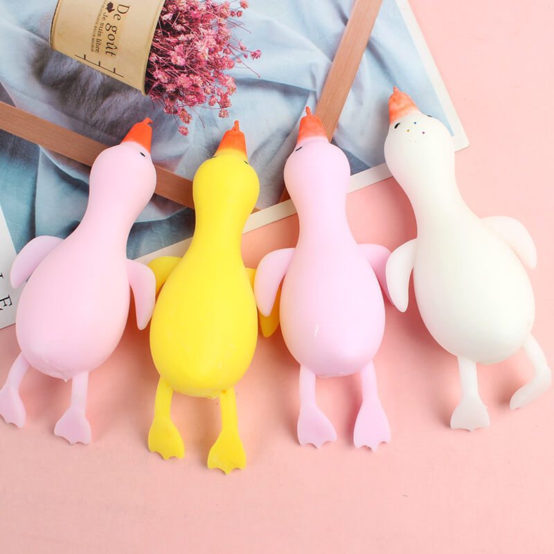 Stretchy Squishy Duck Sensory Fidget Toy 16x7cm 12