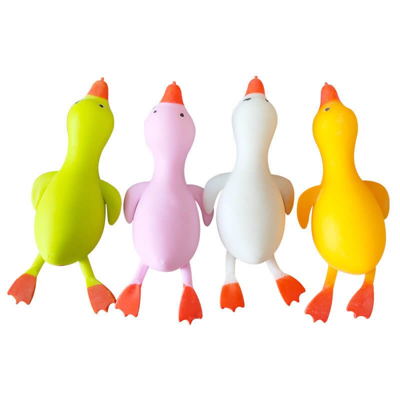 Stretchy Squishy Duck Sensory Fidget Toy 16x7cm