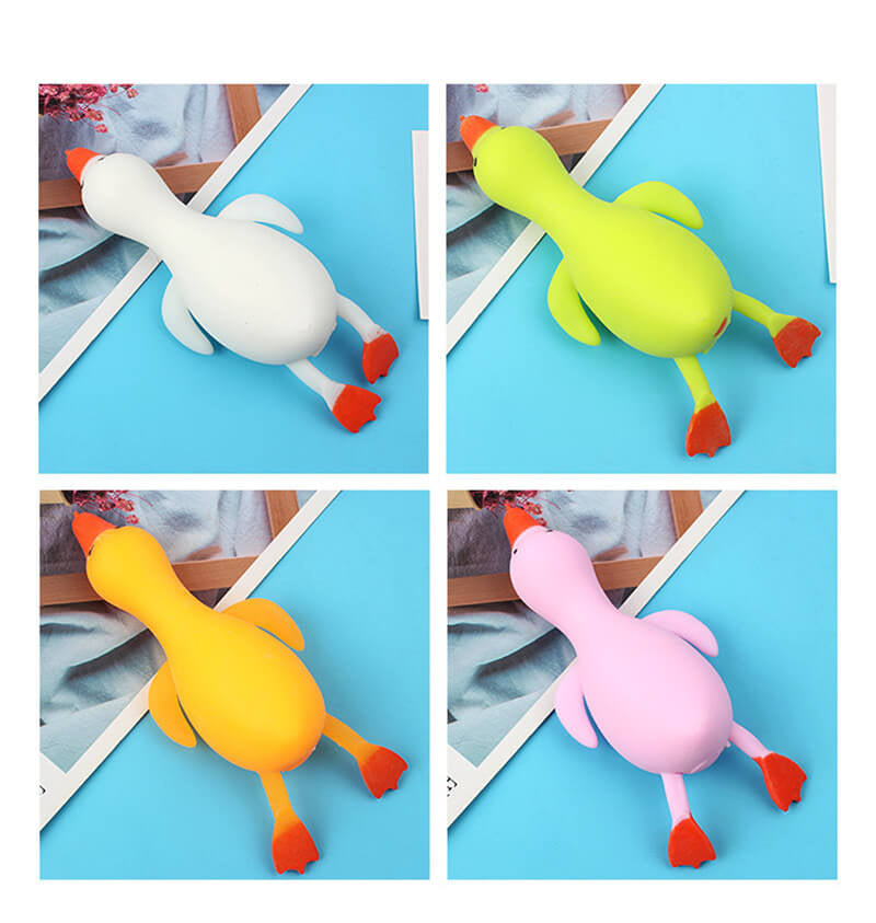 Stretchy Squishy Duck Sensory Fidget Toy 16x7cm 2