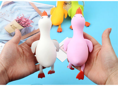 Stretchy Squishy Duck Sensory Fidget Toy 16x7cm 10