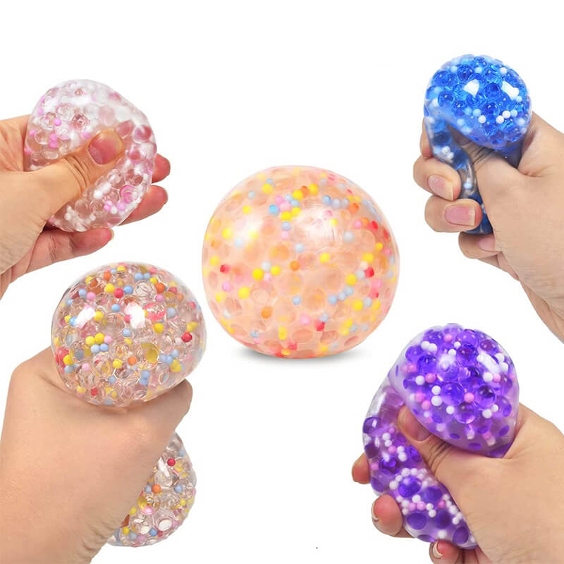Foam Stress Ball Bead DNA Sensory Squishy Toy 6cm Diameter 9