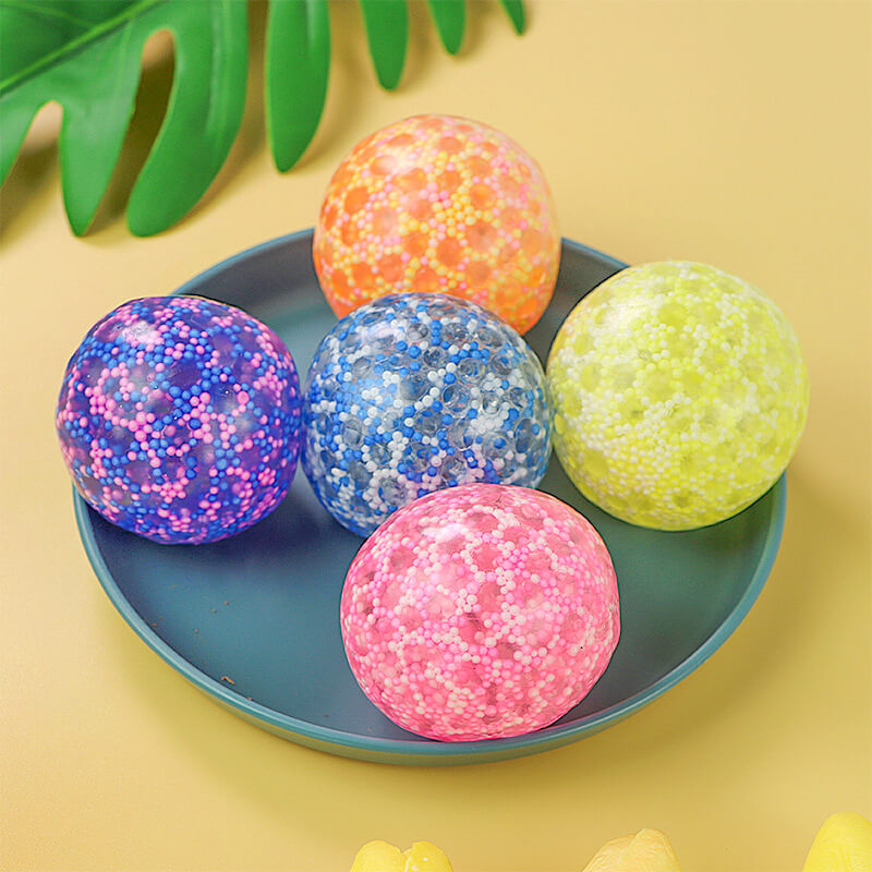 Foam Stress Ball Bead DNA Sensory Squishy Toy 6cm Diameter 5