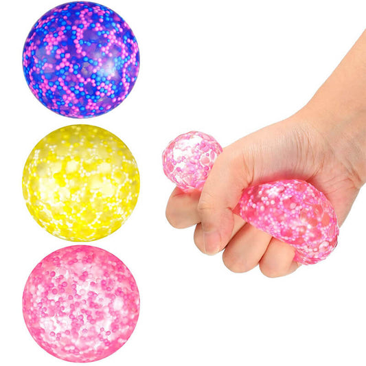 Foam Stress Ball Bead DNA Sensory Squishy Toy 6cm Diameter