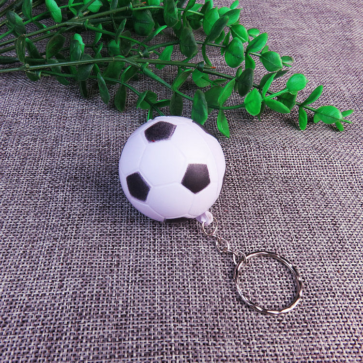 Squishy Stress Ball Football Keychain Sensory Toy for Kids and Adults 6
