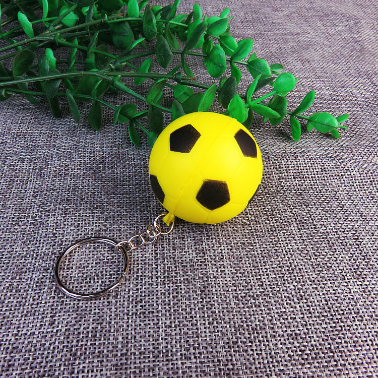 Squishy Stress Ball Football Keychain Sensory Toy for Kids and Adults 7