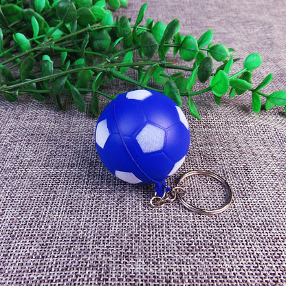 Squishy Stress Ball Football Keychain Sensory Toy for Kids and Adults 10