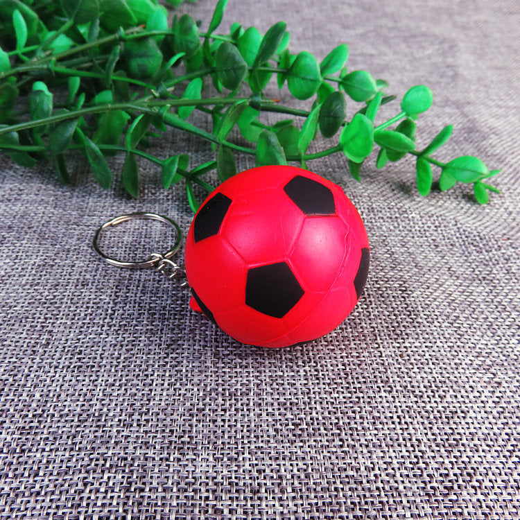 Squishy Stress Ball Football Keychain Sensory Toy for Kids and Adults 11