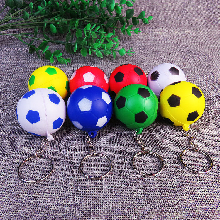 Squishy Stress Ball Football Keychain Sensory Toy for Kids and Adults 5