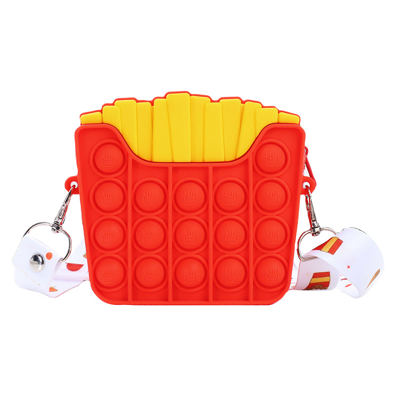 Silicone Pop It Fidget Toy Purse Sensory Bag for Kids and Adults 39