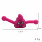 Plastic Funny Smiley Poop Slingshot Sensory Fidget Toy 15