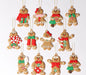 Gingerbread Man Ornaments Christmas Tree Pendant Decoration 12 Pack 6