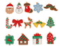 Gingerbread Man Ornaments Christmas Tree Pendant Decoration 12 Pack 17