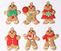 Gingerbread Man Ornaments Christmas Tree Pendant Decoration 12 Pack 8