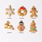 Gingerbread Man Ornaments Christmas Tree Pendant Decoration 12 Pack 10