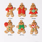 Gingerbread Man Ornaments Christmas Tree Pendant Decoration 12 Pack 11