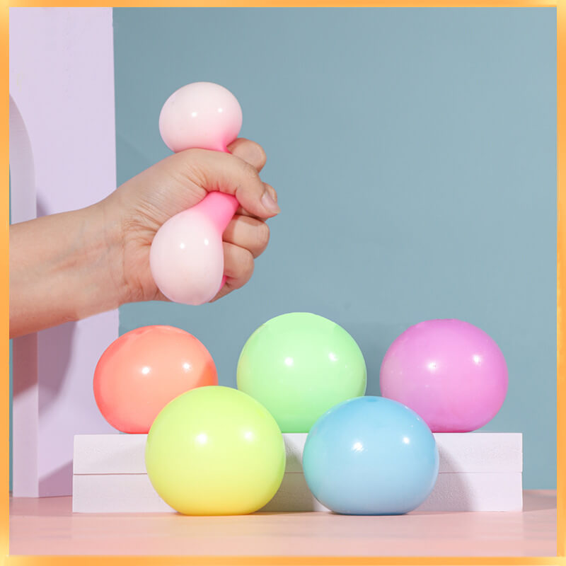 Glow in the Dark Dough Sensory Stress Ball 6cm Diameter 5